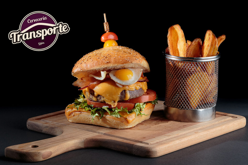 HAMBURGUESA Cervecería Trasnporte