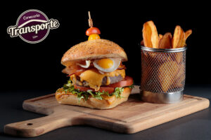 HAMBURGUESA Cervecería Trasnporte